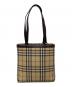 BURBERRY LONDON (バーバリーロンドン) ノバチェック トートバッグ ベージュ：20000円