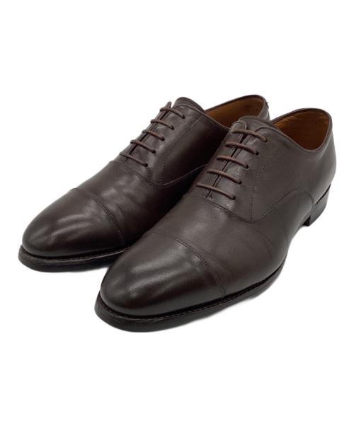 三陽山長（サンヨウヤマチョウ）三陽山長 (サンヨウヤマチョウ) ストレートチップ シューズ ブラウン サイズ:７ 1/2の古着・服飾アイテム