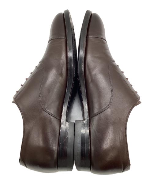 三陽山長（サンヨウヤマチョウ）三陽山長 (サンヨウヤマチョウ) ストレートチップ シューズ ブラウン サイズ:７ 1/2の古着・服飾アイテム