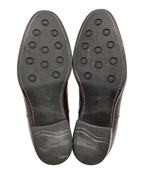 三陽山長（サンヨウヤマチョウ）三陽山長 (サンヨウヤマチョウ) ストレートチップ シューズ ブラウン サイズ:７ 1/2の古着・服飾アイテム