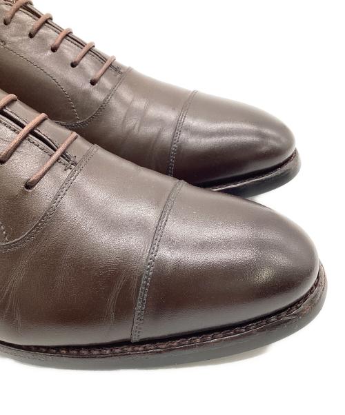 三陽山長（サンヨウヤマチョウ）三陽山長 (サンヨウヤマチョウ) ストレートチップ シューズ ブラウン サイズ:７ 1/2の古着・服飾アイテム