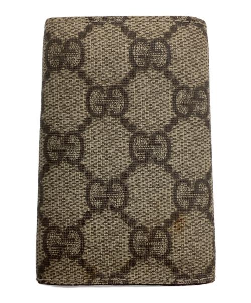 GUCCI（グッチ）GUCCI (グッチ) GGスプリーム キーケース ベージュの古着・服飾アイテム