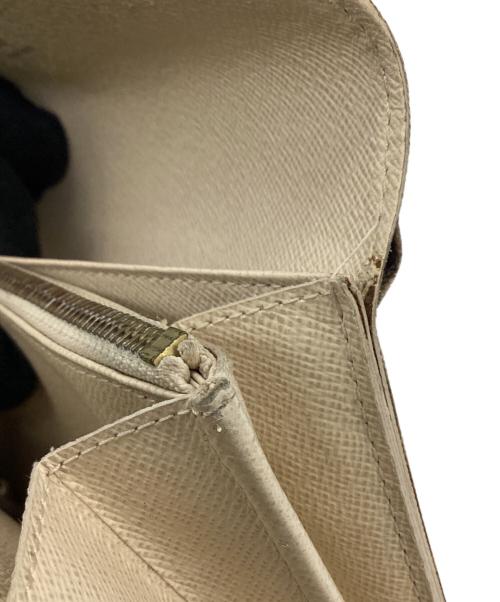 LOUIS VUITTON（ルイ ヴィトン）LOUIS VUITTON (ルイ ヴィトン) ダミエ アズール ポルトフォイユ サラ 長財布 アイボリーの古着・服飾アイテム