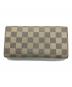 LOUIS VUITTON (ルイ ヴィトン) ダミエ アズール ポルトフォイユ サラ 長財布 アイボリー：10000円