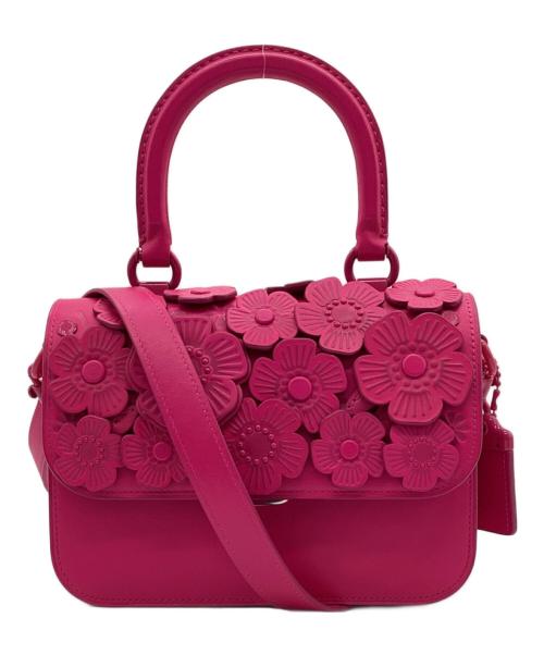 COACH（コーチ）COACH (コーチ) Rogue Top Handle Bag（ローグ トップ ハンドル バッグ） ショッキングピンクの古着・服飾アイテム