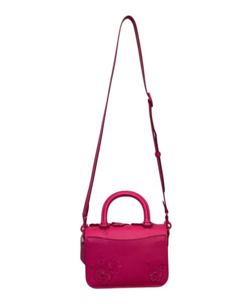COACH（コーチ）COACH (コーチ) Rogue Top Handle Bag（ローグ トップ ハンドル バッグ） ショッキングピンクの古着・服飾アイテム