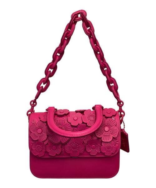 COACH（コーチ）COACH (コーチ) Rogue Top Handle Bag（ローグ トップ ハンドル バッグ） ショッキングピンクの古着・服飾アイテム