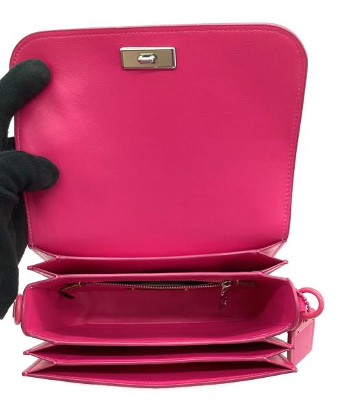 COACH（コーチ）COACH (コーチ) Rogue Top Handle Bag（ローグ トップ ハンドル バッグ） ショッキングピンクの古着・服飾アイテム
