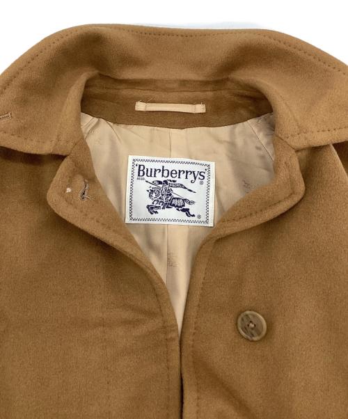 Burberry's（バーバリー）Burberry's (バーバリーズ) カシミヤ ステンカラーコート ベージュ サイズ:7AB2の古着・服飾アイテム