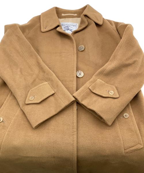 Burberry's（バーバリー）Burberry's (バーバリーズ) カシミヤ ステンカラーコート ベージュ サイズ:7AB2の古着・服飾アイテム