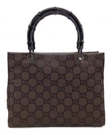 GUCCI（グッチ）の古着「バンブーハンドバッグ」｜ブラウン