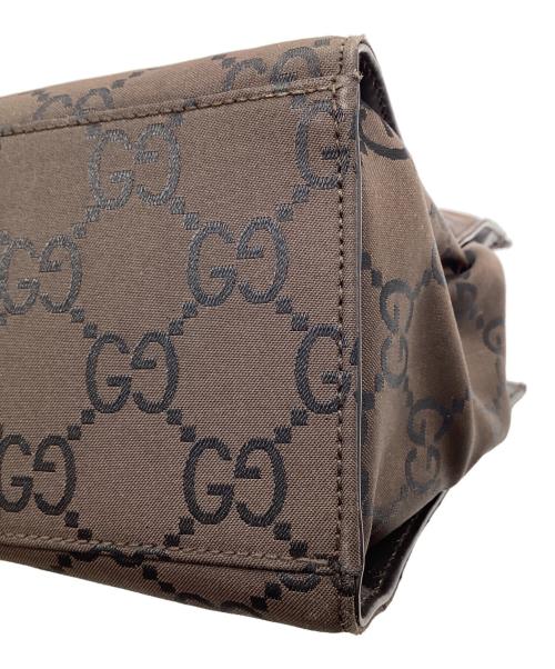 GUCCI（グッチ）GUCCI (グッチ) バンブーハンドバッグ ブラウンの古着・服飾アイテム
