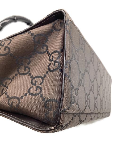 GUCCI（グッチ）GUCCI (グッチ) バンブーハンドバッグ ブラウンの古着・服飾アイテム