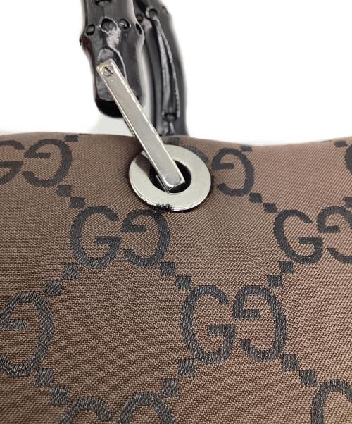 GUCCI（グッチ）GUCCI (グッチ) バンブーハンドバッグ ブラウンの古着・服飾アイテム