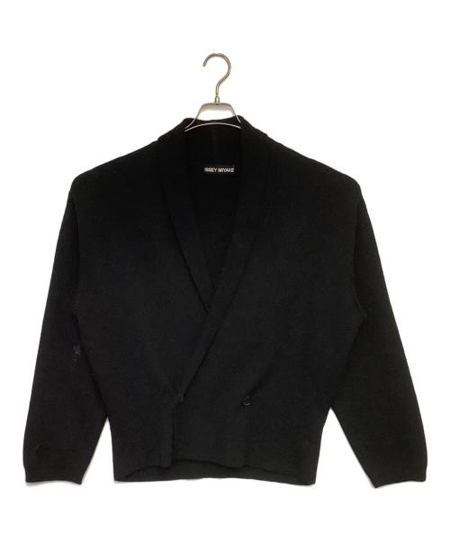 ISSEY MIYAKE（イッセイミヤケ）ISSEY MIYAKE (イッセイミヤケ) カーディガン ブラック サイズ:Mの古着・服飾アイテム