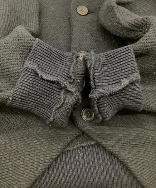 ISSEY MIYAKE（イッセイミヤケ）ISSEY MIYAKE (イッセイミヤケ) ニットジャケット ブラック サイズ:Mの古着・服飾アイテム