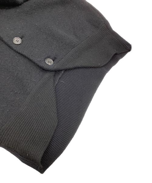 ISSEY MIYAKE（イッセイミヤケ）ISSEY MIYAKE (イッセイミヤケ) ニットジャケット ブラック サイズ:Mの古着・服飾アイテム