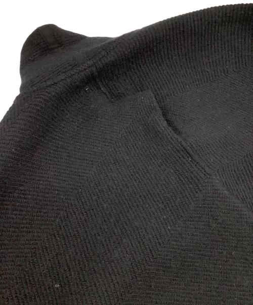 ISSEY MIYAKE（イッセイミヤケ）ISSEY MIYAKE (イッセイミヤケ) ニットジャケット ブラック サイズ:Mの古着・服飾アイテム