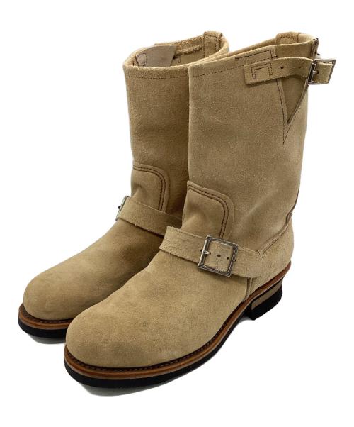 RED WING（レッドウィング）RED WING (レッドウィング) ENGINEER BOOT 8268（エンジニア ブーツ） ベージュ サイズ:9Dの古着・服飾アイテム