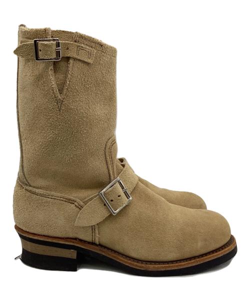 RED WING（レッドウィング）RED WING (レッドウィング) ENGINEER BOOT 8268（エンジニア ブーツ） ベージュ サイズ:9Dの古着・服飾アイテム
