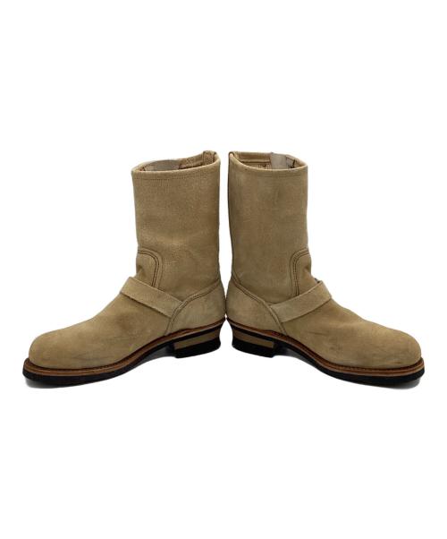 RED WING（レッドウィング）RED WING (レッドウィング) ENGINEER BOOT 8268（エンジニア ブーツ） ベージュ サイズ:9Dの古着・服飾アイテム