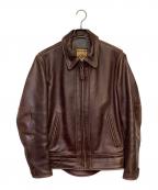 PERFECTO SPORT WEAR by Schottパーフェクト スポーツ ウェア バイ ショット）の古着「レザーライダースジャケット」｜ブラウン