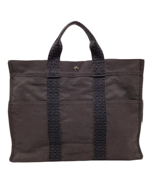HERMES（エルメス）HERMES (エルメス) エールラインMM トートバッグ グレーの古着・服飾アイテム
