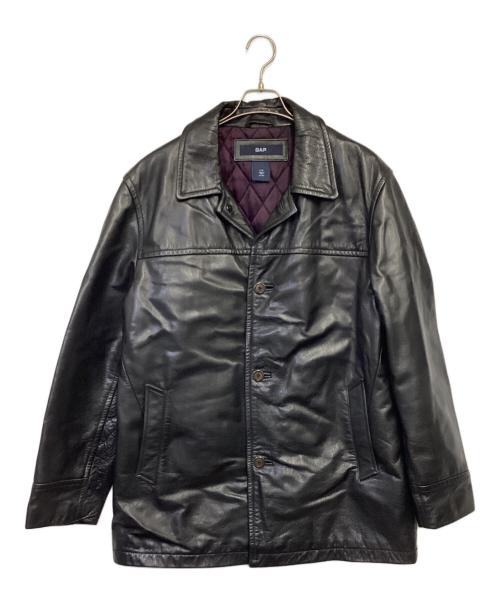 GAP（ギャップ）GAP (ギャップ) レザージャケット ブラック サイズ:Lの古着・服飾アイテム