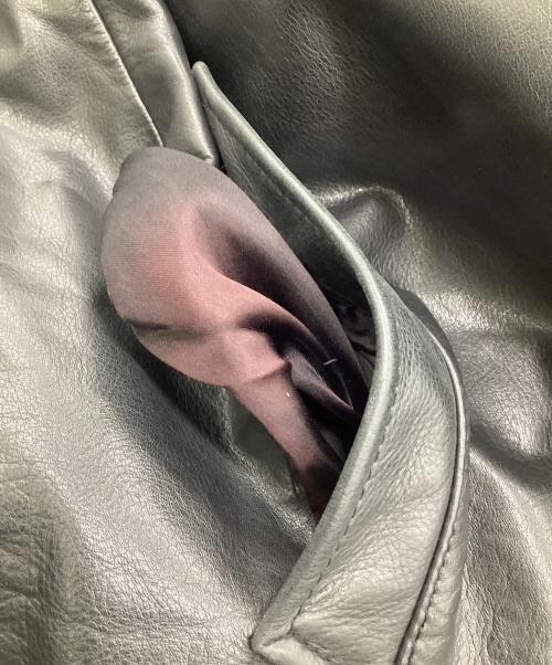 GAP（ギャップ）GAP (ギャップ) レザージャケット ブラック サイズ:Lの古着・服飾アイテム