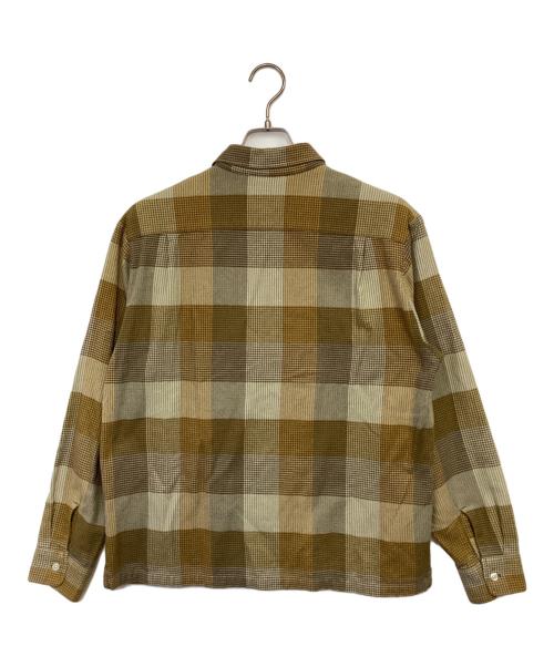 SUPREME（シュプリーム）SUPREME (シュプリーム) PLAID FLANNEL SHIRT（プラッド フランネル シャツ） カーキ サイズ:Sの古着・服飾アイテム