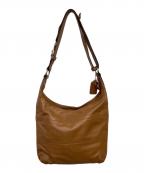 COACHコーチ）の古着「ピースド ダッフル ショルダーバッグ」｜ブラウン