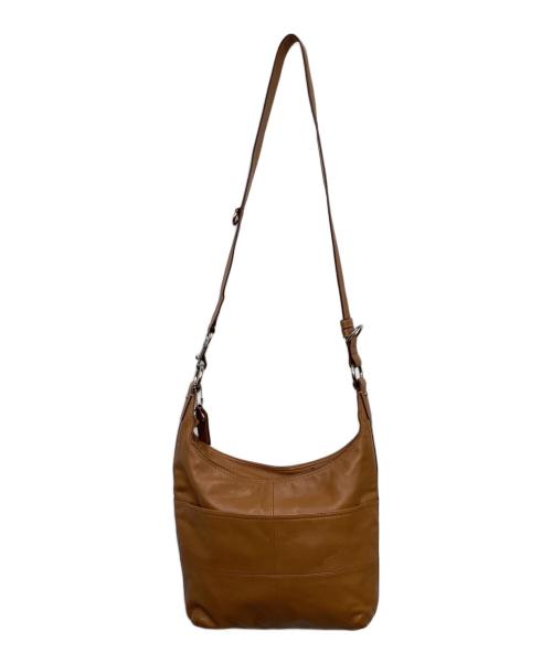 COACH（コーチ）COACH (コーチ) ピースド ダッフル ショルダーバッグ ブラウンの古着・服飾アイテム