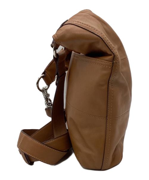 COACH（コーチ）COACH (コーチ) ピースド ダッフル ショルダーバッグ ブラウンの古着・服飾アイテム