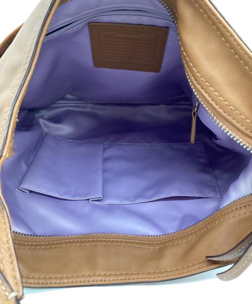 COACH（コーチ）COACH (コーチ) ピースド ダッフル ショルダーバッグ ブラウンの古着・服飾アイテム