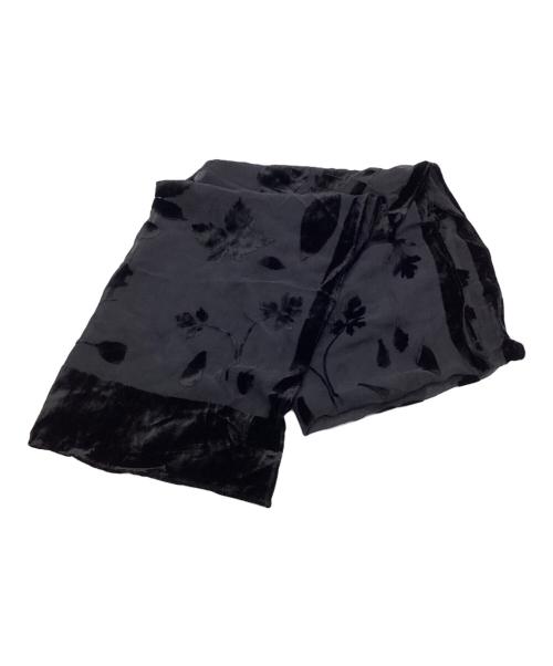 Salvatore Ferragamo（サルヴァトーレ フェラガモ）Salvatore Ferragamo (サルヴァトーレ フェラガモ) ストール ブラックの古着・服飾アイテム