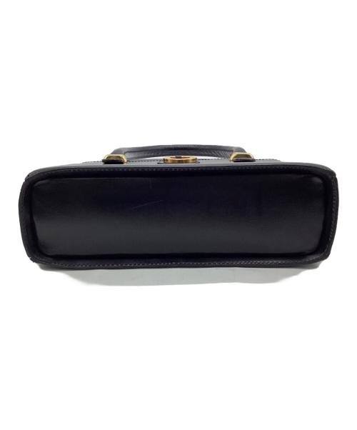 BALLY（バリー）BALLY (バリー) サークルロゴ ハンドバッグ ブラックの古着・服飾アイテム