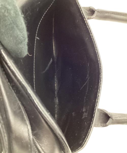 BALLY（バリー）BALLY (バリー) サークルロゴ ハンドバッグ ブラックの古着・服飾アイテム