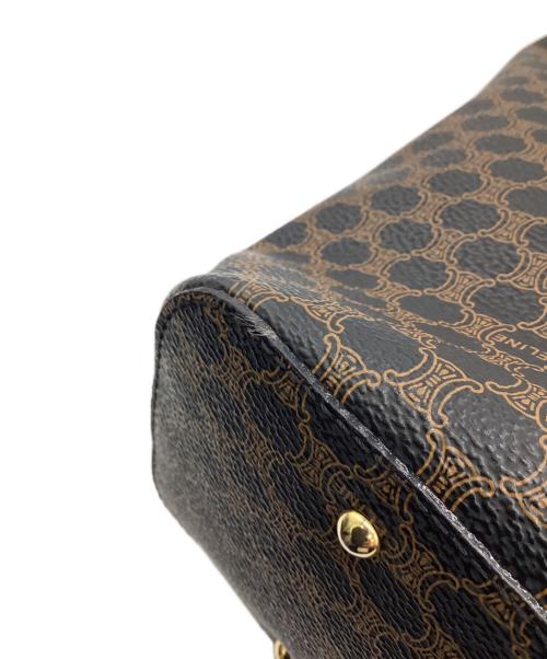 CELINE（セリーヌ）CELINE (セリーヌ) マカダム ショルダーバッグ ブラックの古着・服飾アイテム