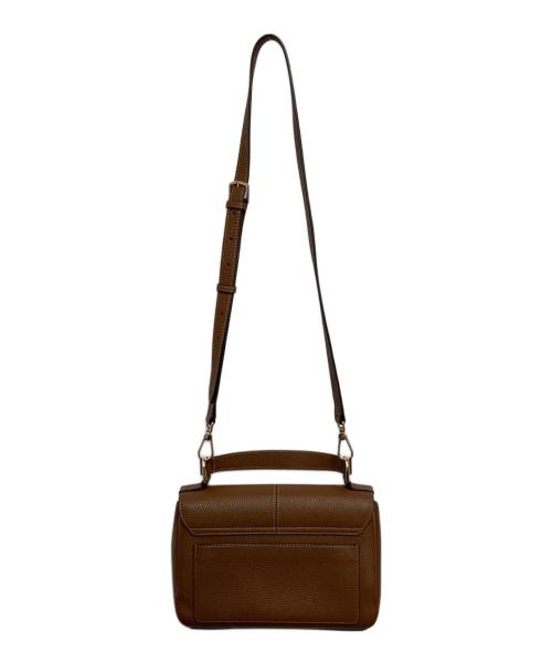 FURLA（フルラ）FURLA (フルラ) DAFNE S TOP HANDLE（ダフネ シングル トップ ハンドル）2WAYショルダーバッグ ブラウンの古着・服飾アイテム