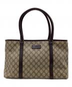 GUCCIグッチ）の古着「GGスプリーム トートバッグ」｜グレー