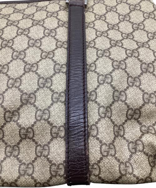 GUCCI（グッチ）GUCCI (グッチ) GGスプリーム トートバッグ グレーの古着・服飾アイテム