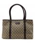 GUCCI（グッチ）の古着「GGスプリーム トートバッグ」｜グレー