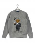 POLO RALPH LAURENポロ・ラルフローレン）の古着「ポロベア　スウェット」｜グレー