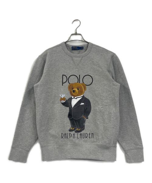 POLO RALPH LAUREN（ポロ・ラルフローレン）POLO RALPH LAUREN (ポロ・ラルフローレン) ポロベア　スウェット グレー サイズ:Sの古着・服飾アイテム