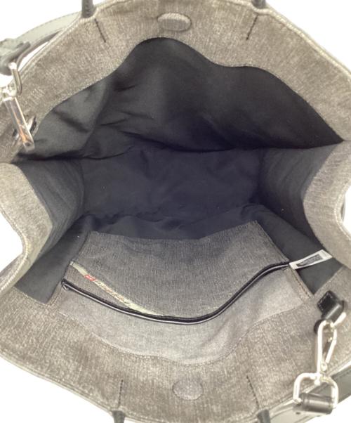DIESEL（ディーゼル）DIESEL (ディーゼル) DSL SHOPPER（ディーゼル ショッパー）トートバッグ ブラックの古着・服飾アイテム