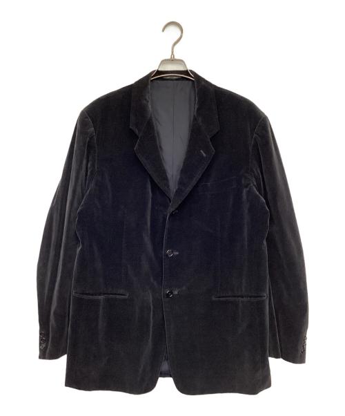 Yohji Yamamoto COSTUME D'HOMME（ヨウジヤマモトコスチュームドオム）Yohji Yamamoto COSTUME D'HOMME (ヨウジヤマモトコスチュームドオム) ベロアジャケット ブラック サイズ:6の古着・服飾アイテム
