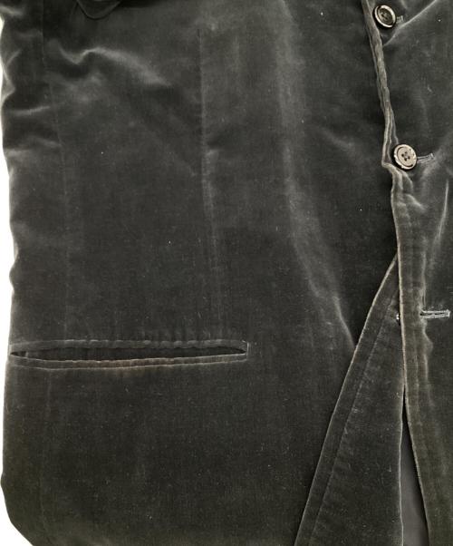 Yohji Yamamoto COSTUME D'HOMME（ヨウジヤマモトコスチュームドオム）Yohji Yamamoto COSTUME D'HOMME (ヨウジヤマモトコスチュームドオム) ベロアジャケット ブラック サイズ:6の古着・服飾アイテム