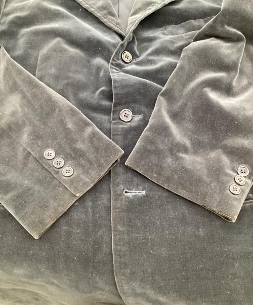 Yohji Yamamoto COSTUME D'HOMME（ヨウジヤマモトコスチュームドオム）Yohji Yamamoto COSTUME D'HOMME (ヨウジヤマモトコスチュームドオム) ベロアジャケット ブラック サイズ:6の古着・服飾アイテム