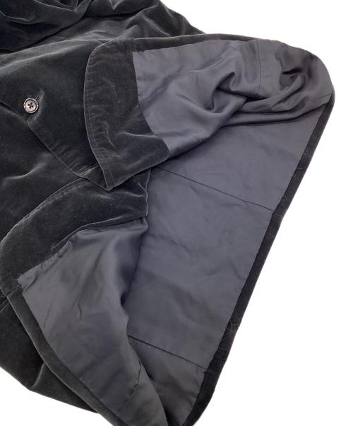 Yohji Yamamoto COSTUME D'HOMME（ヨウジヤマモトコスチュームドオム）Yohji Yamamoto COSTUME D'HOMME (ヨウジヤマモトコスチュームドオム) ベロアジャケット ブラック サイズ:6の古着・服飾アイテム