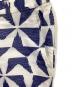 中古・古着 ISSEY MIYAKE (イッセイミヤケ) 総柄パンツ ブルー×ホワイト サイズ:2：5000円